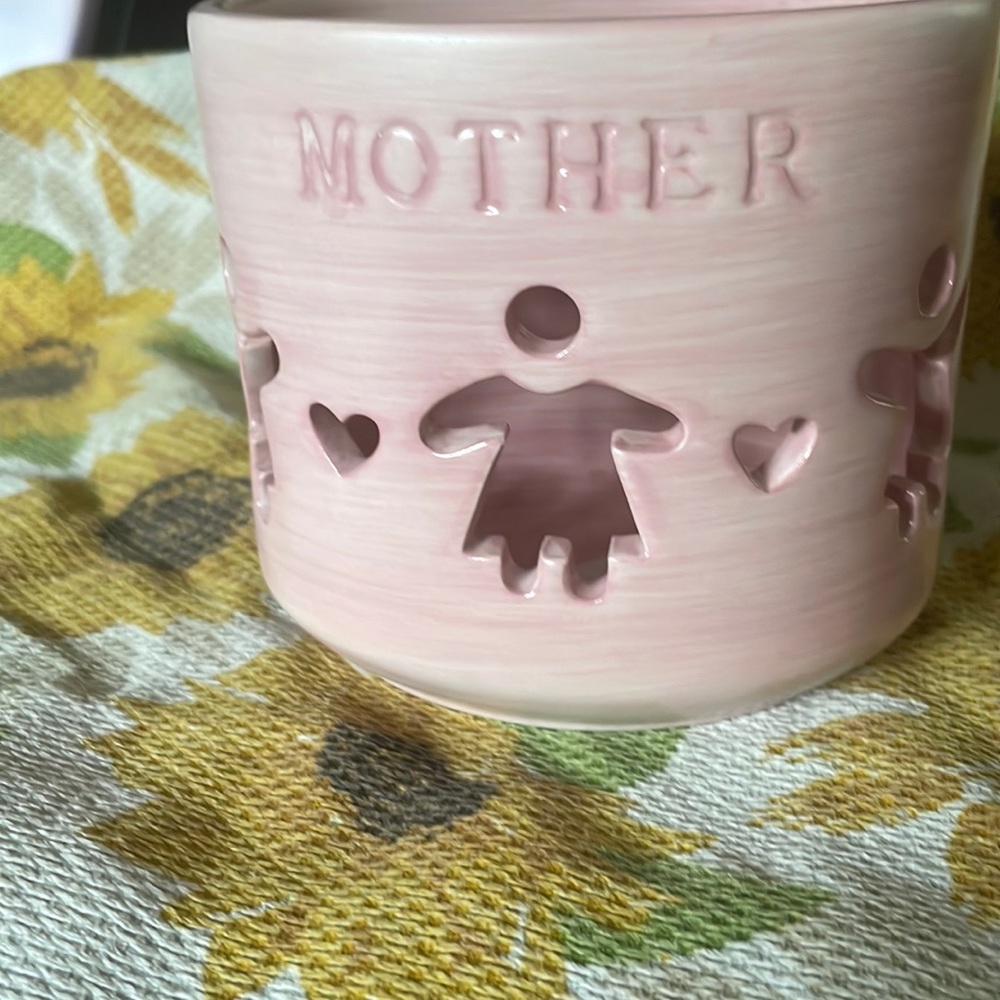 Mother tea light holder friendship-light # 14002 2000 year with tea light